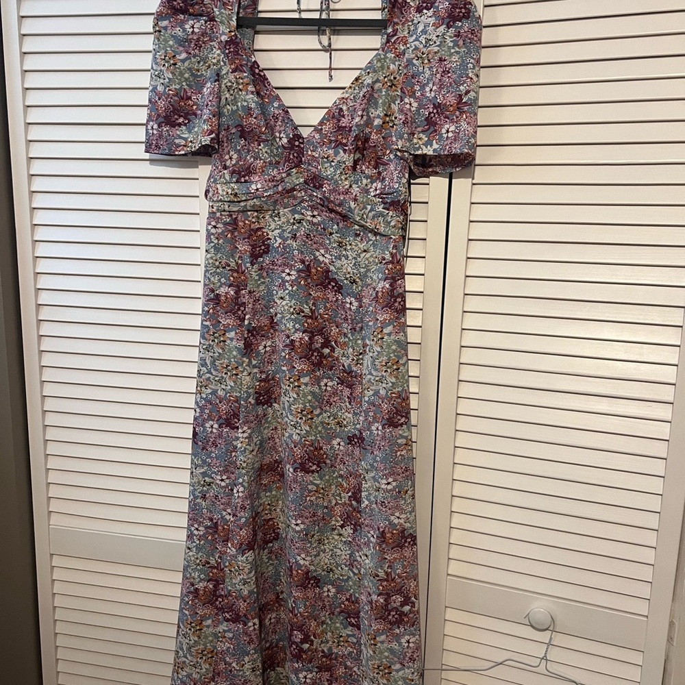 Floral Multi-Color Women's Dress